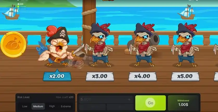 Playing Chicken Pirate